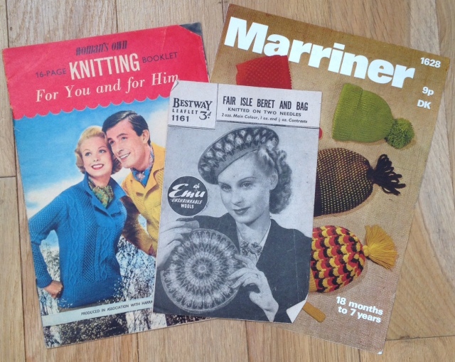 Vintage knitting patterns
